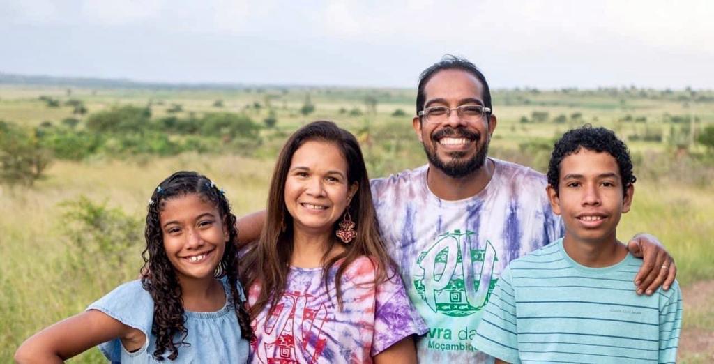 Família do Missionário Aurino em Moçambique